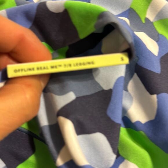 Aerie Real Me High Camo High Waisted Crossover 7/8 Legging Small NWT - Picture 9 of 12